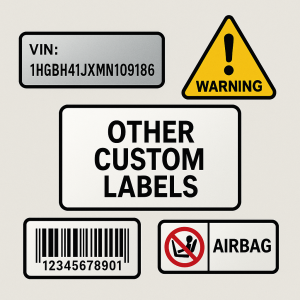 VIN label printing UK service