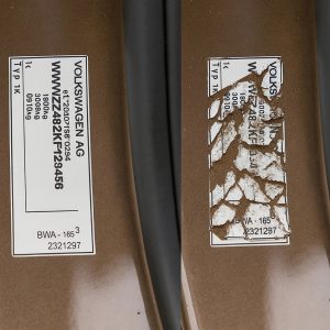 Ultra-Destructible Security VIN Label