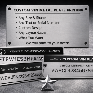 VIN Metal Plate Printing