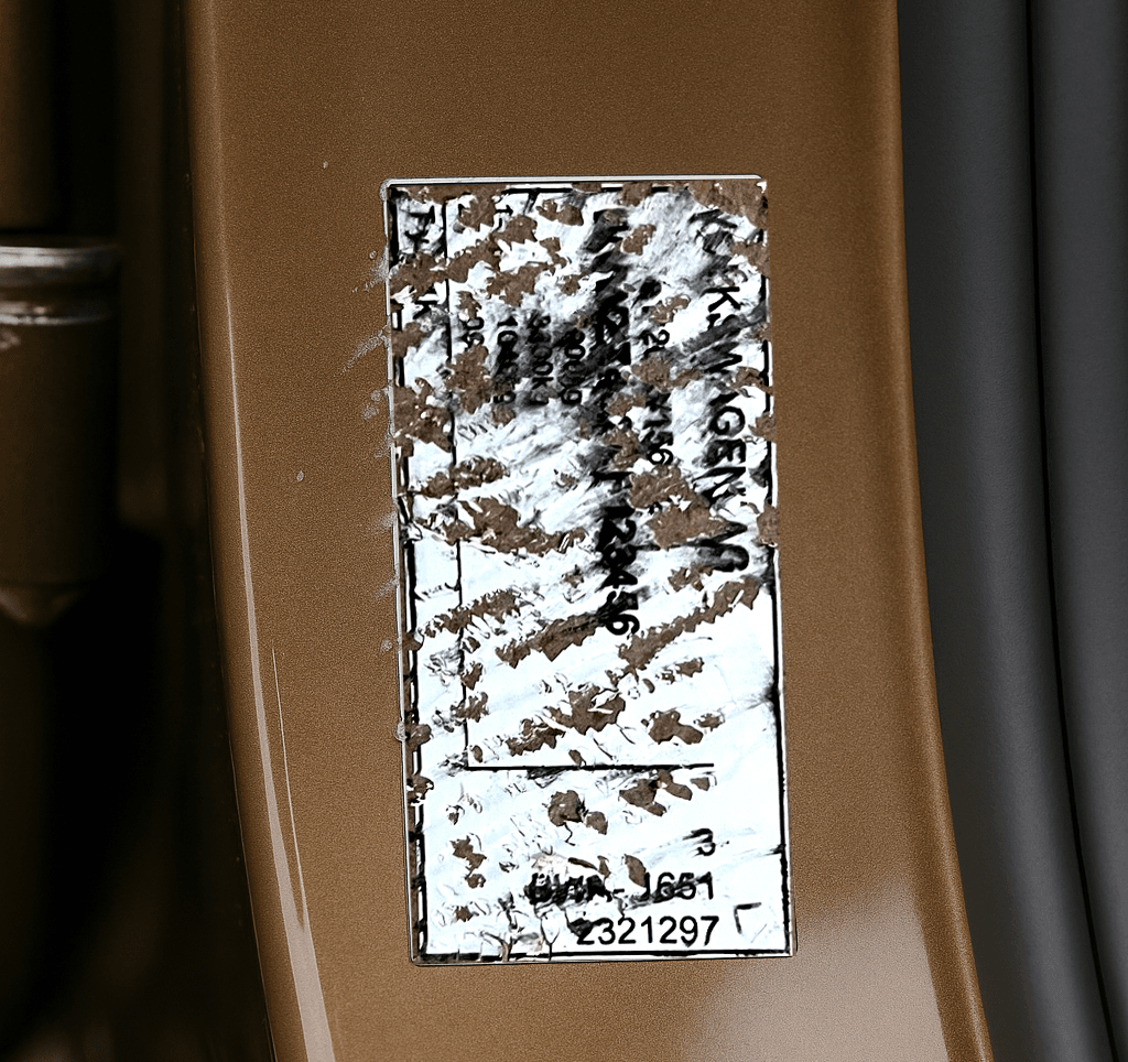 Ultra-Destructible Security VIN Label - Image 3